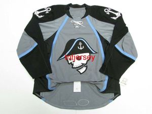 GENÄHTES, MASSGESCHNEIDERTES MILWAUKEE ADMIRALS AHL HOCKEY-TRIKOT, HINZUFÜGEN EINER BELIEBIGEN NAMEN UND NUMMER, HERREN-KINDER-TRIKOT XS-5XL