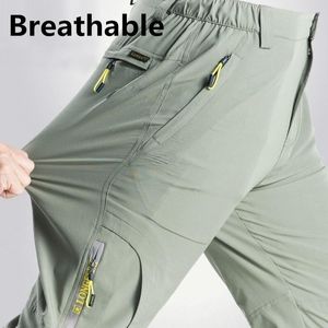 Outdoor Hiking Pants Men Stretch Quick Dry Waterproof Softshell Breathable Trousers Man Camping Fishing Sports Pants1