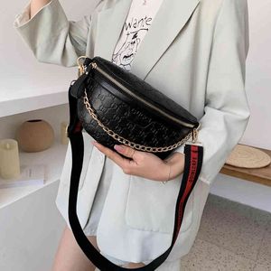 Womens Purses & Handbags Chest bag women's fashion new messenger personality wide shoulder belt leisure waist Purse P6D7