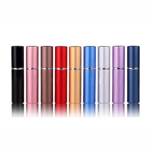 6 ml Mini Taşınabilir Doldurulabilir Sprey Parfüm Atomizer Şişe Renkli Boş Seyahat Parfüm Şişeleri Uçucu Yağlar Difüzörler Ev Parfümeri