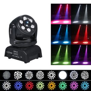 100W Power RGBW conduziu Gobos Moving Heads Stage Light