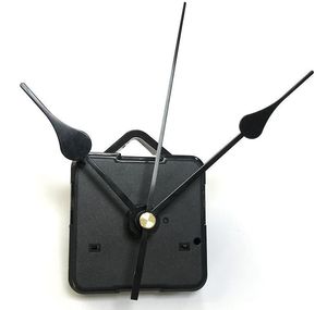 Hemklockor DIY Quartz Clock Movement Kit Black Clock Tillbehör Spindel Mekanism Reparation med handuppsättningar Axel längd 13 GH1 Jllbwmd