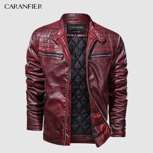 2020 Nya Mens Leather Jackor Höstläder Coats Casual Motorcykeljacka Man Biker Jackor EU-storlek Dropshipping