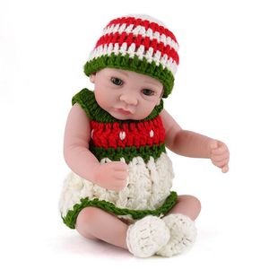 Wholesale real silicone dolls for sale - Group buy 28cm Full Silicone Reborn Dolls Handmade Real Doll Lifelike Small Realistic Kids newborn Babies Girl Bathe Toys Gift