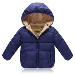 2020 Kids meninas jaqueta inverno impermeável algodão-acolchoado jaquetas de brilho espaços de prata meninos meninas roupas crianças para baixo parkas lj201125