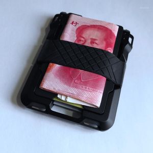 Vintage RFID Çift Alüminyum Kutu Metal Kart Cüzdan Erkekler Kadınlar Için ID Bankası Kart Durumda Sahipleri Antitheft Sihirli Wallet1