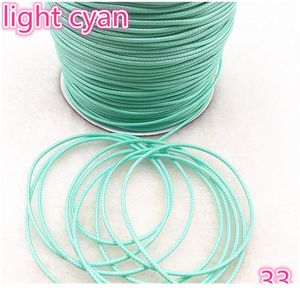 Bead Making Tools 10meters Dia 1.0 /1.5mm Waxed Cotton Cord Thread String Strap Necklace Rope For Jewelry Making Diy qylvNS