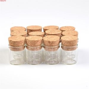22*25mm 4ml Small Glass Vials Jars Test Tube With Cork Stopper Empty Transparent Clear Bottles 100pcs/lothigh qualtity