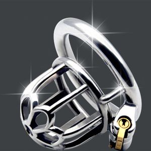 Massage CB6001 Plum-shaped body Three round rings 304 stainless steel Cock Cage Penis Ring Chastity lock toy for man New Product Device