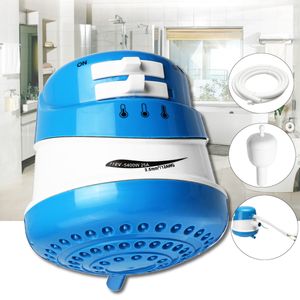 Aquecedor de água FreeShipping 5400W Hot Shower aquecedor torneira instantâneo Hot Water Tap Duche Tankless elétrica torneira instantânea Banho