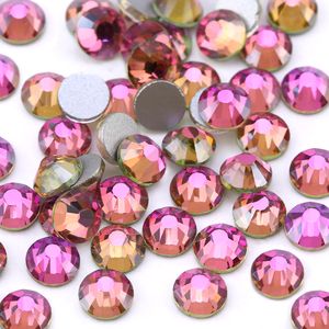 Diamanti sciolti Colore strass strass di cristallo luccica gemma di diamanti glitter 3D per la decorazione delle unghie bellezza sciolta