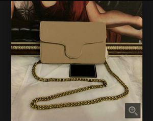 Borse Catena Goffratura Marmont New Fashion Bag Messenger Shoulde Gold Handbags Free Shopping Tote Crossbody Mnpbj