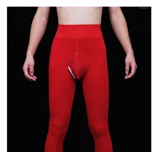 Wholesale fun pants for sale - Group buy Men s Pants Weight Within Pound Mens Legging Plus Size Fleece Warm Thick Winter Pijamas Pantyhose Convex Pouch Fun Club Gay Wear Pants1