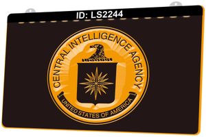 LS2244 Agencja Intelligenci Central Stany Zjednoczone Ameryki Sign Light Grawerowanie LED Hurt Sprzedaż hurtowa