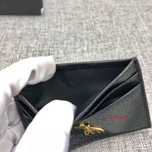 Men's Genuine Cowhide Leather card Holder Purses Fashion Slim Coin purse Business Bank ID Credit Black Wallet Money Pocket New