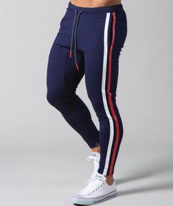 Mens joggers casual byxor fitness män sportkläder tracksuit bottoms mager sweatpants jogging byxor gym jogger spårbyxor