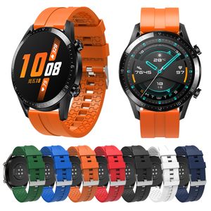 Silikon Armband Für Huawei Uhr GT 2 Band TPU Strap Für Huawei Wacth GT GT2 42mm 46mm Sport uhr Zubehör