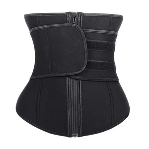 Waist Trainer Women Men Plus size Neoprene Sauna Sport Body Shaper Tummy Control Slimming Sweat Fat Burning Modeling waist Belt LJ201209