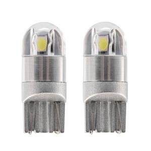 50 adet / Lot Beyaz Kırmızı Mavi Sarı Mor Araba T10 LED 3030 2SMD Kama İç Yan Plaka Ampul W5W 194 168 158 192 2825 Ampul