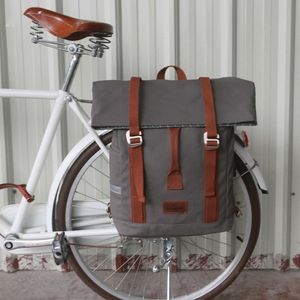 Outdoor Bicycle Bag Pannier Seat Bags Bike Cycling Riding Shoulder Backpack Leisure Daily School Bag Waterproof
