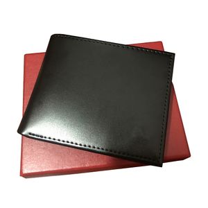 이탈리아 남성 지갑 럭셔리 남성 가죽 디자이너 남성용 붉은 상자 먼지 가방을 가진 남성 지갑