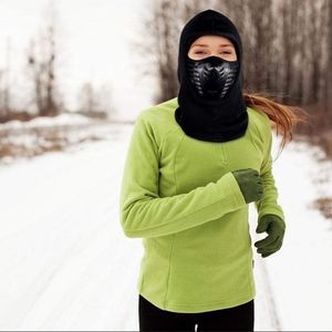 Fleece balaclava motorcykel ansiktsmask utomhusmotor hjälm varm vinter bil bandana huva skidsporthals full ansiktsmask vindtät dammtät