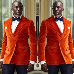 2 шт. Формальные мужские костюмы бархата Groom Tuxedos отвороты современные моды мужские пальто + брюки на заказ партии костюм высокого качества