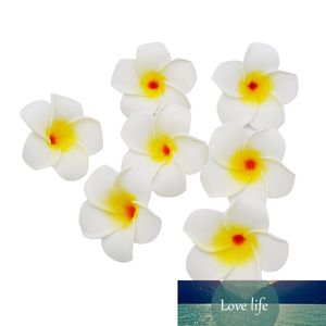 10個 ロットプルメリアハワイアンPEフォームフランジパニ造花ヘッドドレス花卵の花の結婚式の装飾パーティーの供給