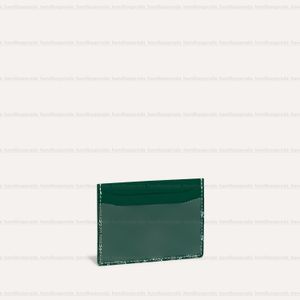 7A جودة محفظة Leathe حقيبة محفظة مصممين لافاة المصممين الشهيرة حقائب اليد رجال حاملي بطاقات النساء الأسود MINI 207M