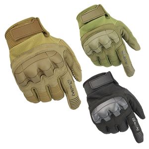 Outdoor Sport Taktische Volle Finger Handschuhe Motorrad Radfahren Handschuhe Paintball Airsoft Schießen Jagd NO08-072