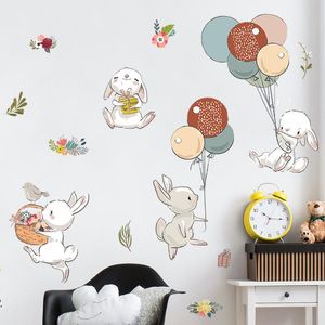 Stickers muraux Ballon amovible pour salles d enfants bébé filles décoration auto adhésif décors décor maison