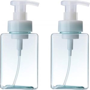 450ml 15oz Foaming Soap Dispensers PETG Pump Bottle Refillable Container Travel Shampoo Hand Soap Mousses Liquid Bottle for Bathroom