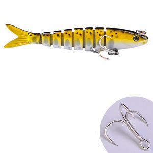 Högkvalitativ 10 färg 9cm 7g Bass Fiske Lures Färskvatten Fisk Lure Swimbaits Slow Sinking Gears LifeLike Lure Glide Bait Tackle Kits