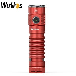 Wurkkos TS21 Перезаряжаемый фонарик 21700 3500LM EDC Torch 3 * SST20 Излучатель Магнит Хвост Безель из нержавеющей стали Anduril 2.0 220217