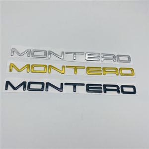 Car Accessories For Mitsubishi Montero Rear Trunk Tailgate Emblem Side Door Fender Logo Words Nameplate Decal