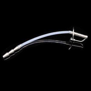 NXY Catheters & Sounds Soft Tube Urethral Dilator Stimulator Penis Catheter Stainless Steel Uretral Sounding Masturbators Bdsm Sex Toys for Men 1209