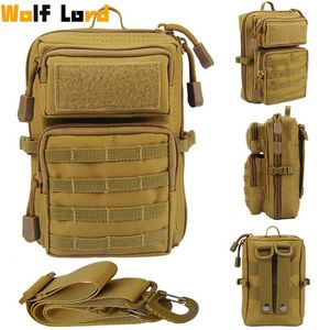Tactical EDC Bag Pouch Universal Army Military Zipper Molle Hip Waist Pocket Outdoor Camping Hunting Accessories Chest s 220104