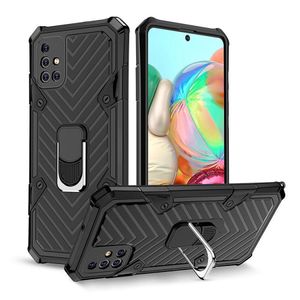 Schokbestendig Case voor Samsung S20FE S20 Ultra A51 A71 S21 S30 Plus Ring Back Phone Cover voor Galaxy Note Ultra S20 Plus S10 S20 Ultra Case