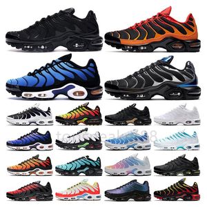 Qualität Mann TN Plus Running Lava Rot Schwarz Farbverlauf Gold Weiß Super Blau Regenbogen Mann Sneaker Outdoor-Sneaker Mode