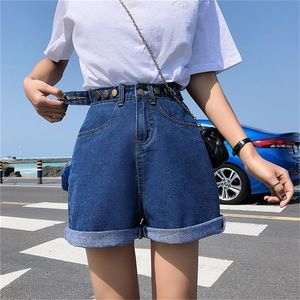 Guuzyuviz casual 5xl plus size shorts jeans woman shorts women summer high waist femminino spodenki damskie lj200811