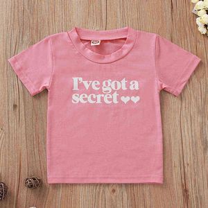 2021 I'm going to be a big Sister Printed Kids Girl Funny Tshirt Short Sleeve Pink Toddler Baby Boy Summer Tops Clothes Child G1224