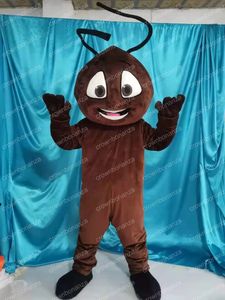 Halloween Brown Ant Mascot Costume Top Quality Cartoon Anime Tema Personaggio Personaggio Adulti Taglia Natale Carnevale Compleanno Party Outfit all'aperto