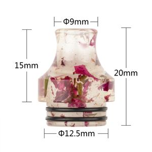 2Styles Epoxy Harts 810 510 DRIP TIP Flower Vase Bottle Formed Wide Bore Mouthpiece For For 510 810 Thread Tank
