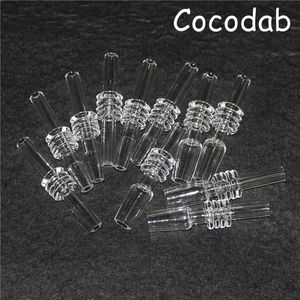 Smoking Domeless Quartz Nail Straw Tips 10mm 14mm 18mm Male Micro Mini Nectar Kits QuartzBanger Nails Dab Rigs