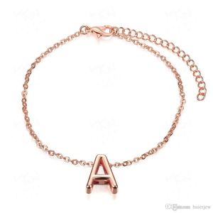 Bangle Pulseiras casamento Infinito Rose 18K Pulseira de Ouro