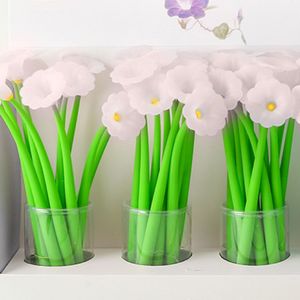 Creative Flower Art Gel Pens Office Student Wedding Birthday Gifts School Stationery Can Change Color Home Decor