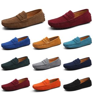 Gai Fashion Men Buty Casual Espadrilles Triples Black White Brown Wine Red Navy Khakis Mens Sneakers Jogging Walking 39-47