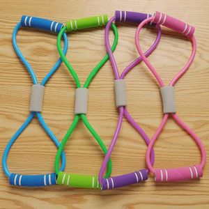 Resistance Bands 8 Word Fitness Rope Chest Expander Workout Muscle Rubber Elastic For Sports Exercise1