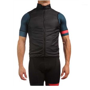 Abbigliamento da corsa per moto Gilet antivento ProTeam Gilet da ciclismo leggero frangivento Capispalla di alta qualità Giacca senza maniche Tessuto a rete At