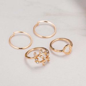 Wholesale women wedding ring finger resale online - Midi Knuckle rings Set Unique Knuckle Punk Rings for women finger engagement wedding rings sets